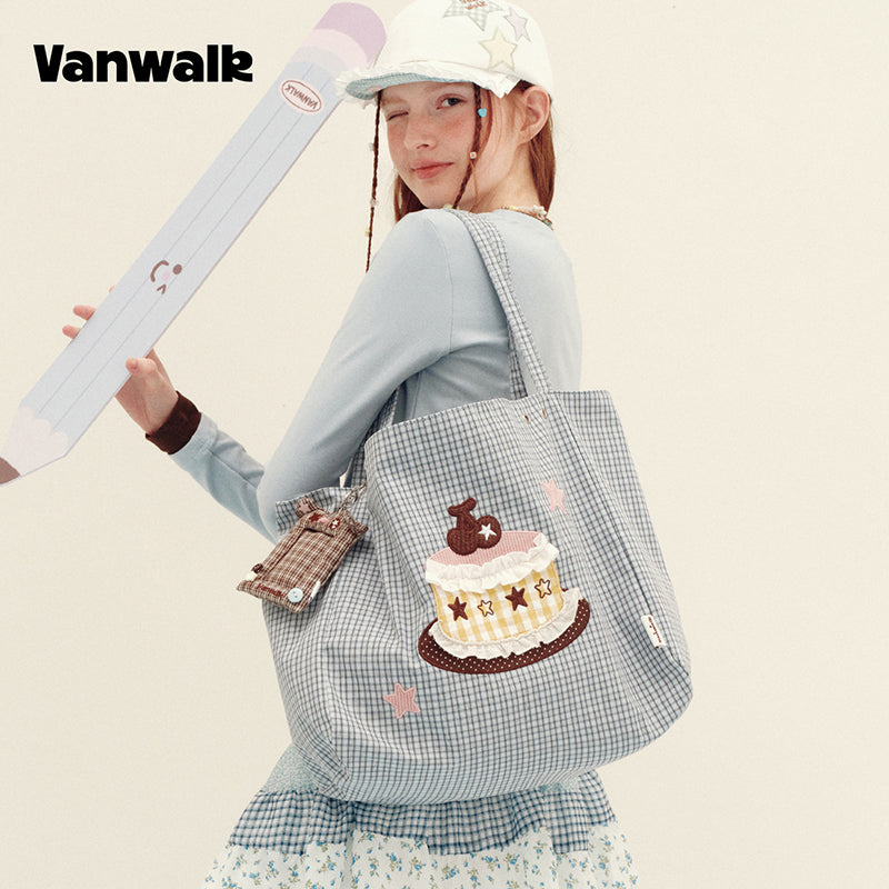 vanwalk Large Capacity Planner House Series Shoulder Bag v3018
