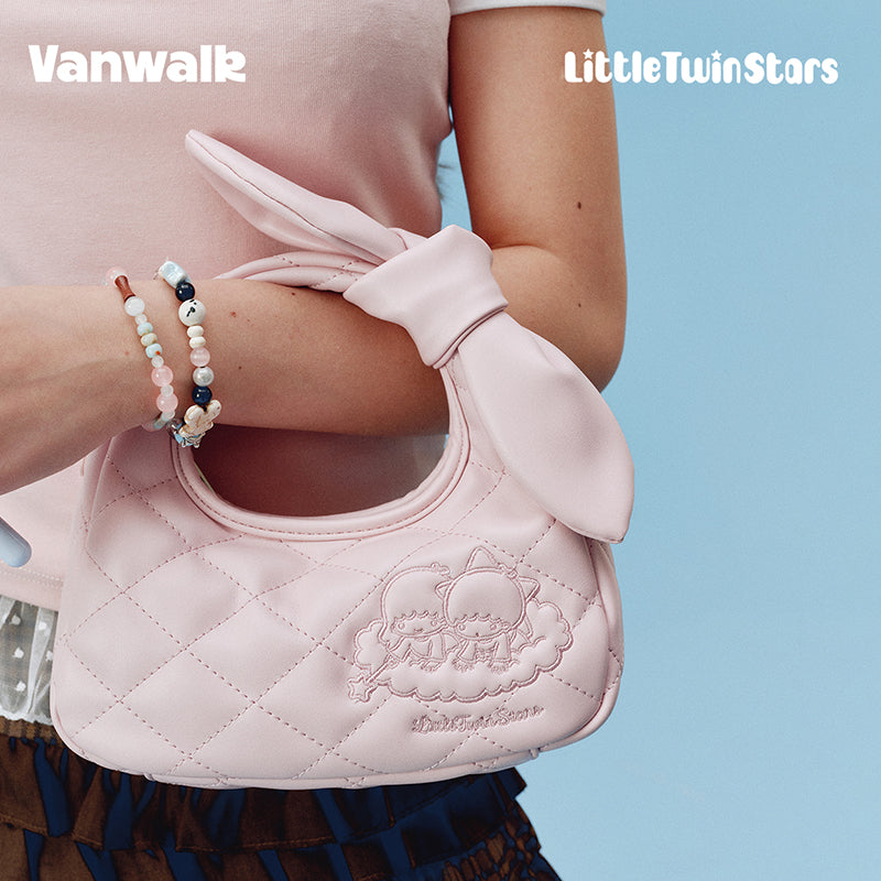 VANWALK Cute Design Sanrio Little Twin Stars Shoulder & Handbag V3076