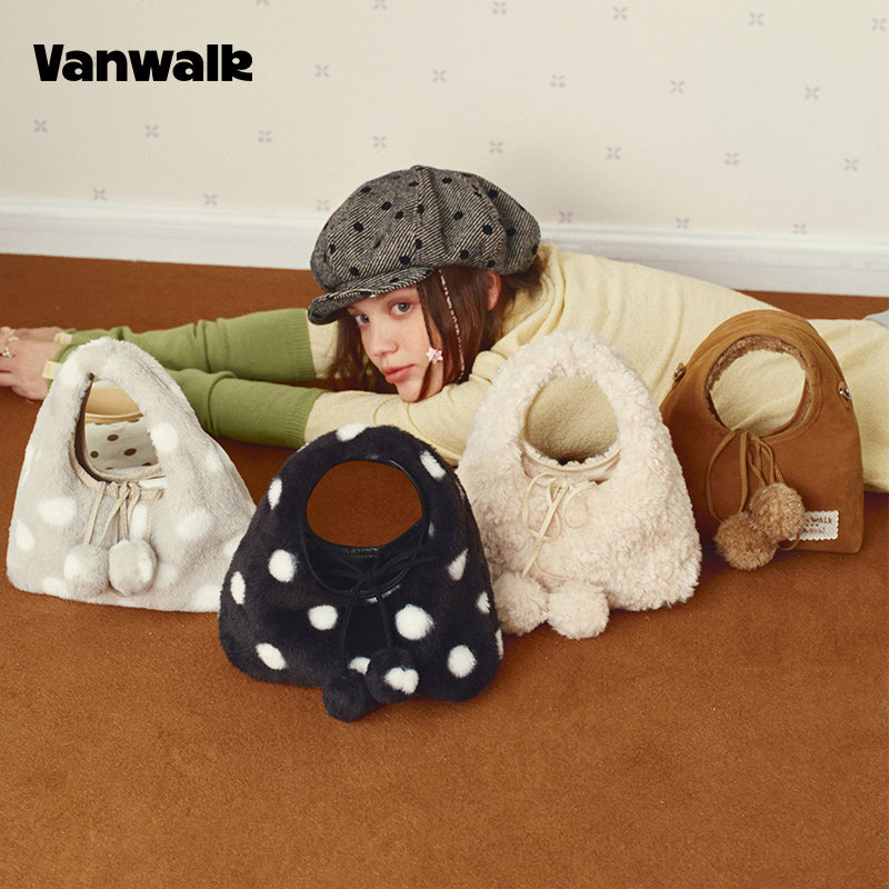VANWALK Glutinous Rice Ball Series Double-Sided Handbag v2996