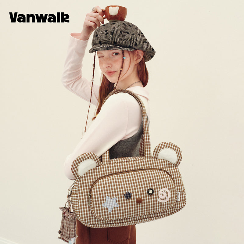 vanwalk Adorable Design Notebook House Series Shoulder Bag v3019