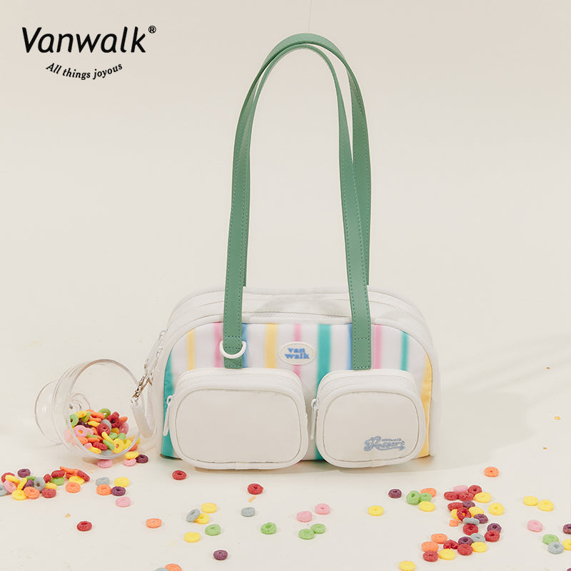 Vanwalk Water-Resistant Summer Afternoon Tea Shoulder Bag V2629