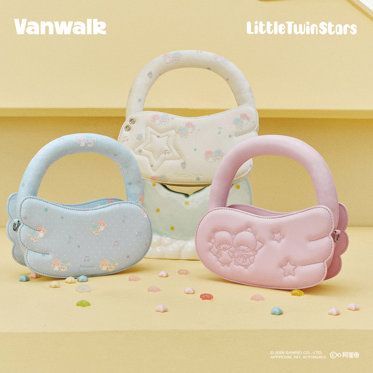 VANWALK Cute Design Sanrio Collaboration Shoulder Bag V3057