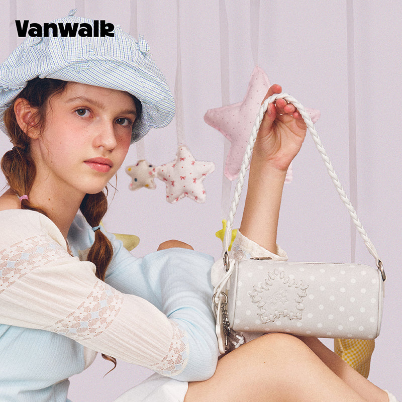 VANWALK COCOA PIE Series Original Design Shoulder Bag V3096