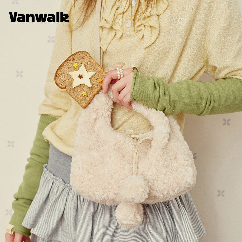 VANWALK Glutinous Rice Ball Series Double-Sided Handbag v2996