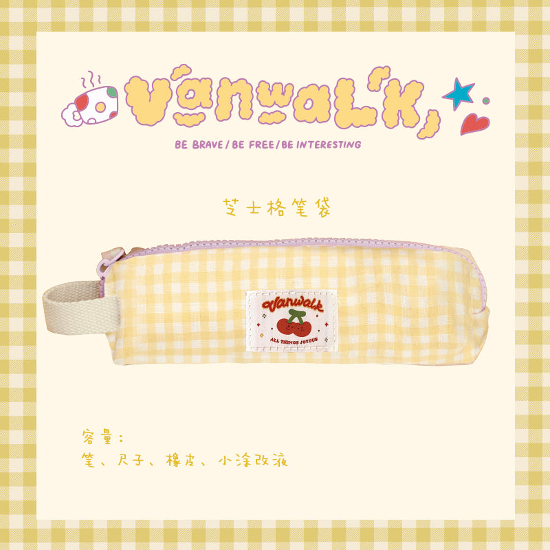 Vanwalk cute design Lucky House Pencil case K461