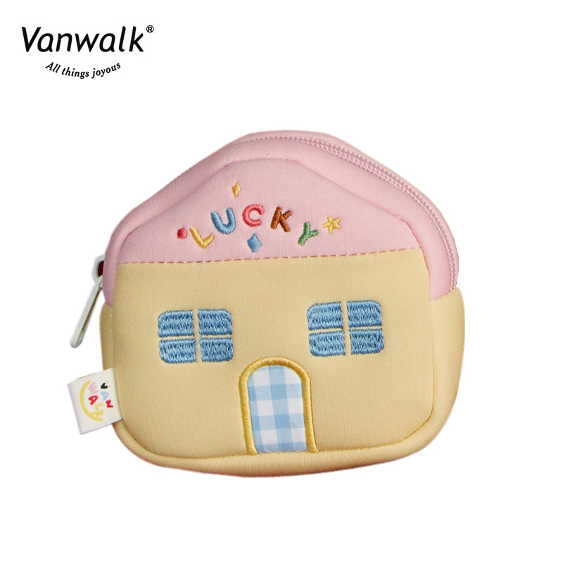 Vanwalk cute design Lucky House coin purse K435