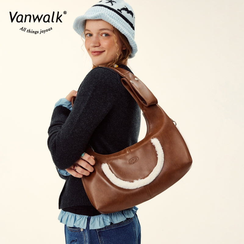 Vanwalk Water-Resistant Farm Series Shoulder Bag V2846