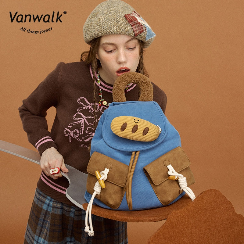 Vanwalk Multiple Pockets Pizza backpack V2861