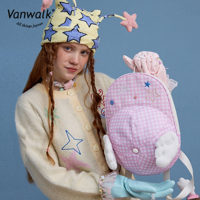 Vanwalk Fashion Streetwear Lucky Star Backpack V2880