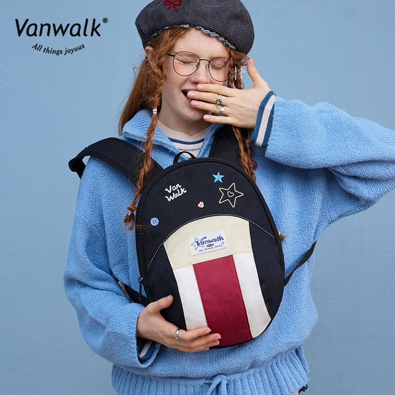 Vanwalk Fashion Streetwear Lucky Star Backpack V2880