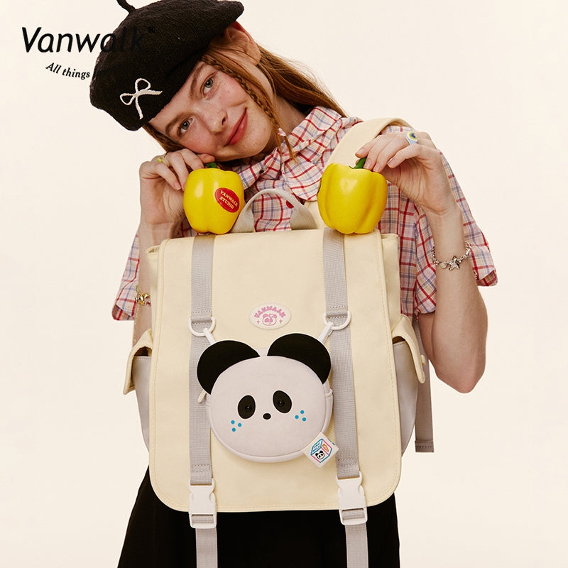 Vanwalk Multiple Pockets FUN MARKET backpack V2788