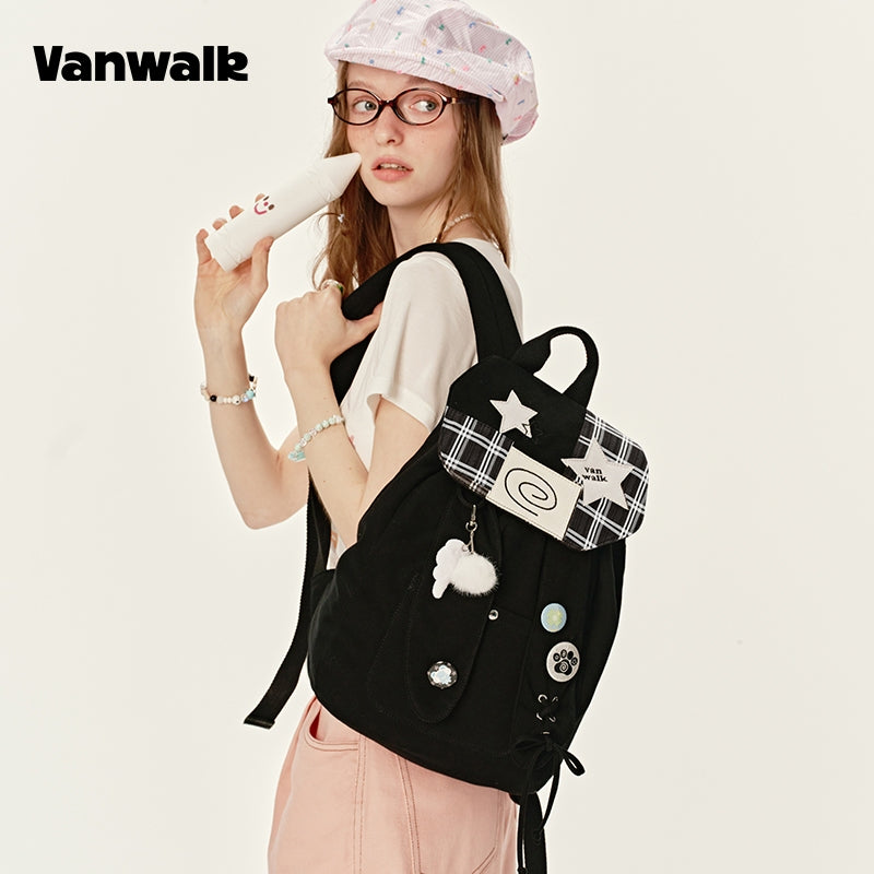 VANWALK fashion Handheld Account Backpack V2911
