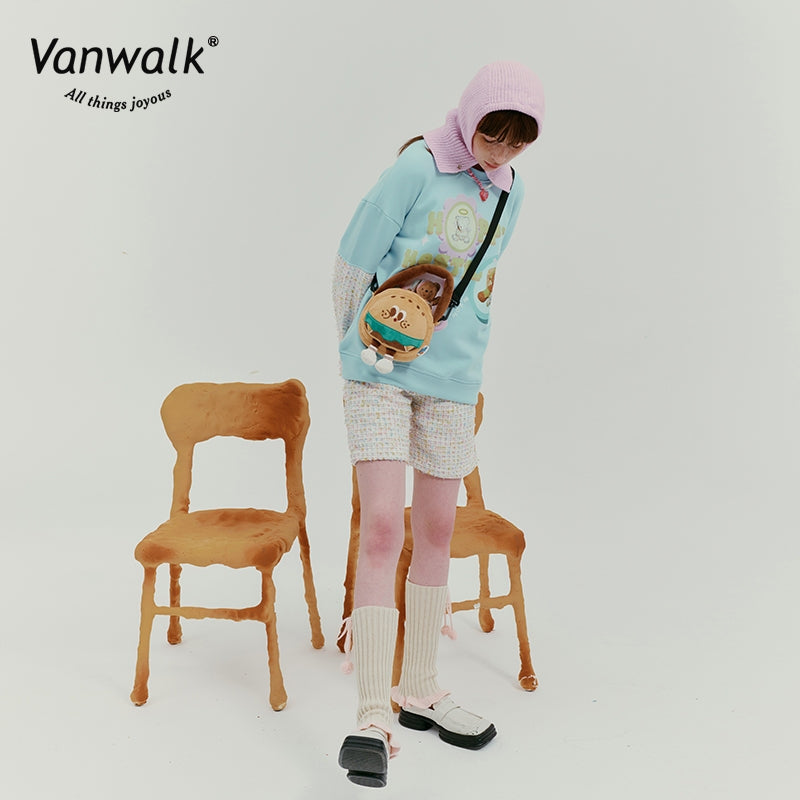 Vanwalk Water-Resistant Bread House Crossbody Bag V2530