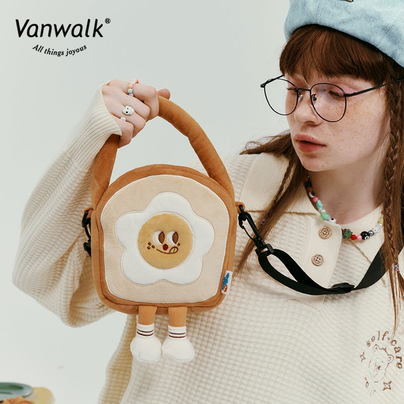 Vanwalk Water-Resistant Bread House Crossbody Bag V2530