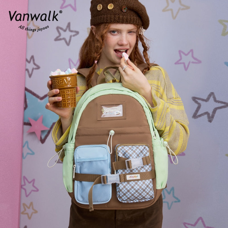 Vanwalk Large Capacity Lucky Star Backpack V2889