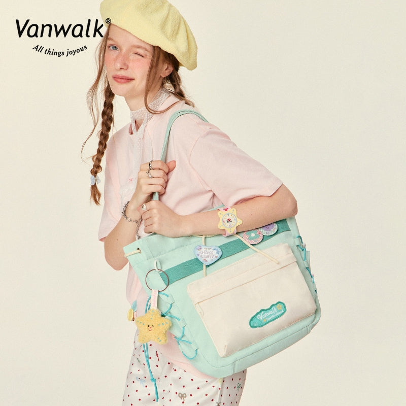 Vanwalk Spacious Bubble Island Series Shoulder Bag V2823