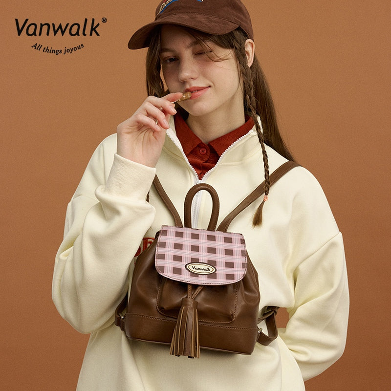 Vanwalk Fashion Pizza mini backpack V2879
