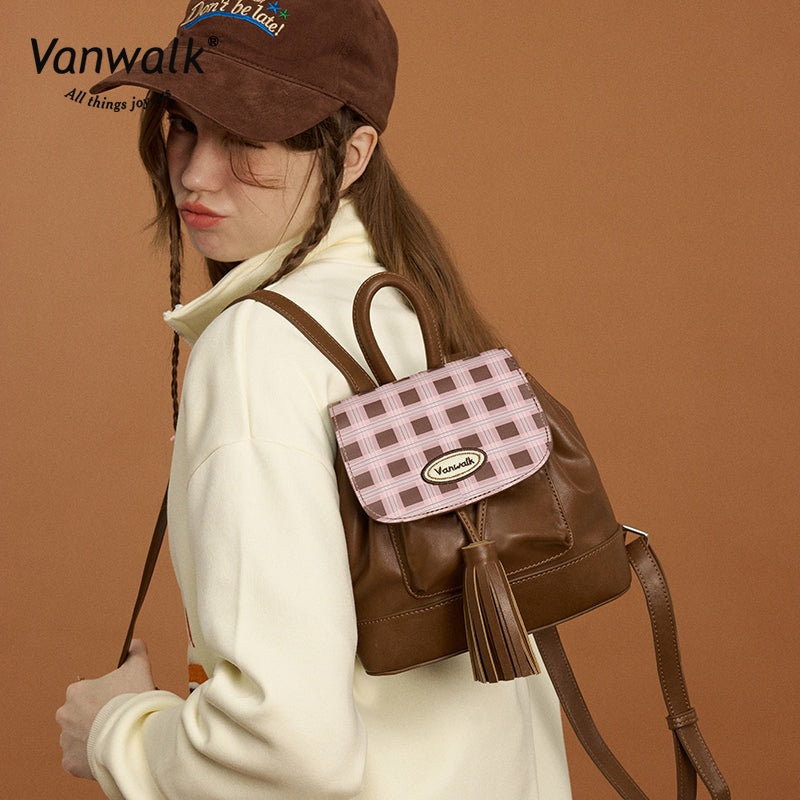 Vanwalk Fashion Pizza mini backpack V2879