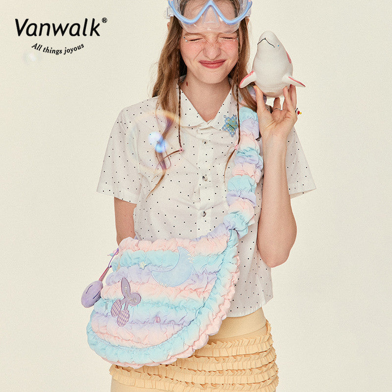 Vanwalk Lightweight Bubble Island Series Crossbody Bag V2824
