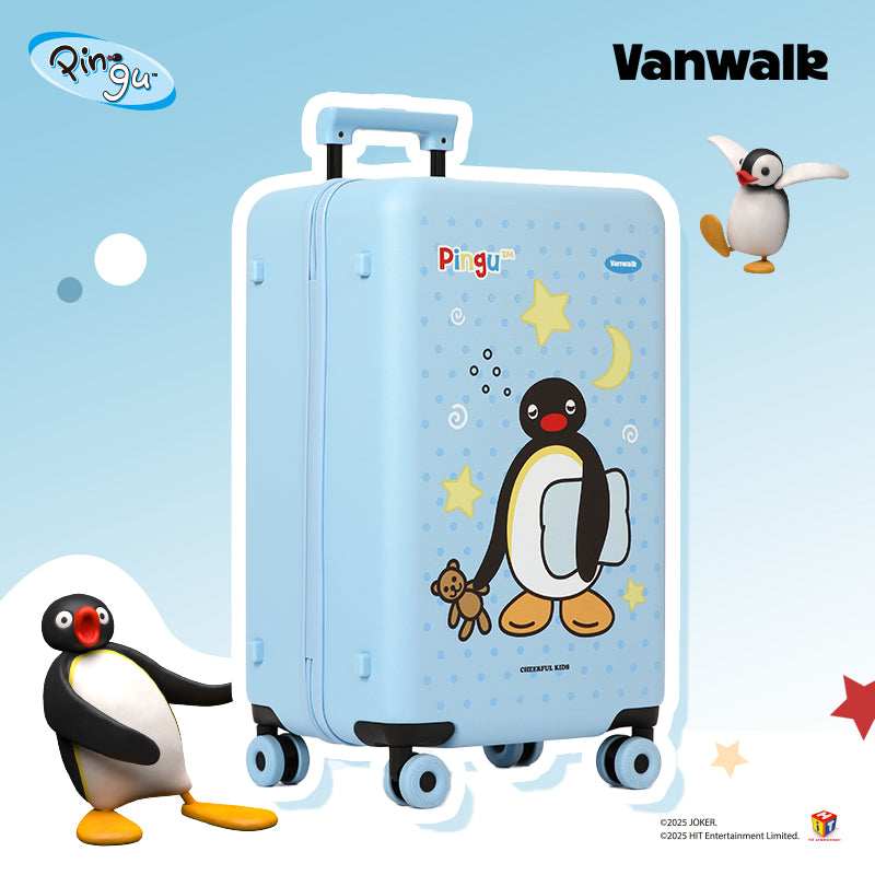 Vanwalk Large capacity Pingu Collaboration Serie suitcase B1010