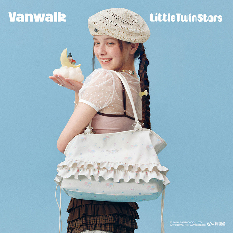 VANWALK Cute Design Sanrio Little Twin Stars Shoulder Bag V3058