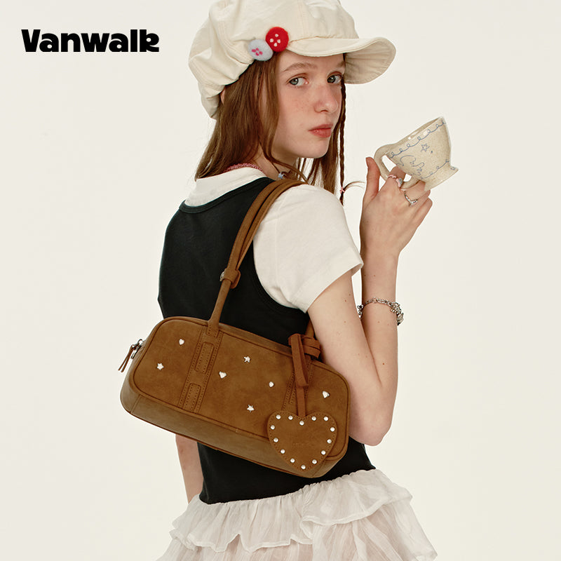 VANWALK Niche lovely note Shoulder Bag v2895