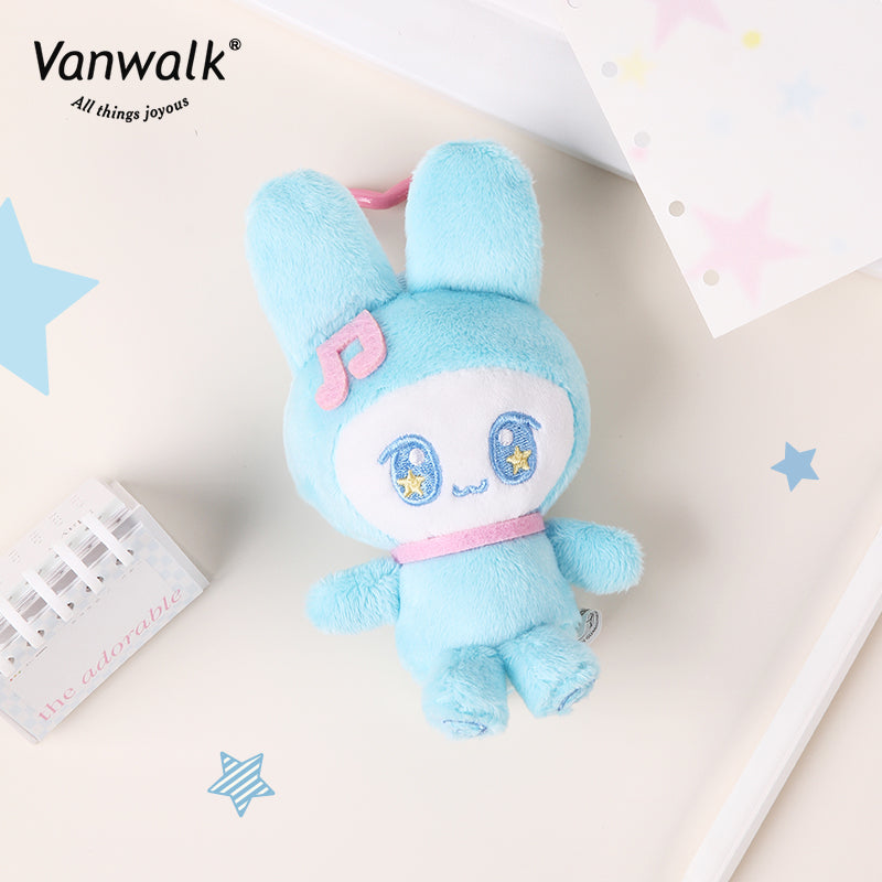 Vanwalk Happy Band Bunny Plush Bag Charm K580