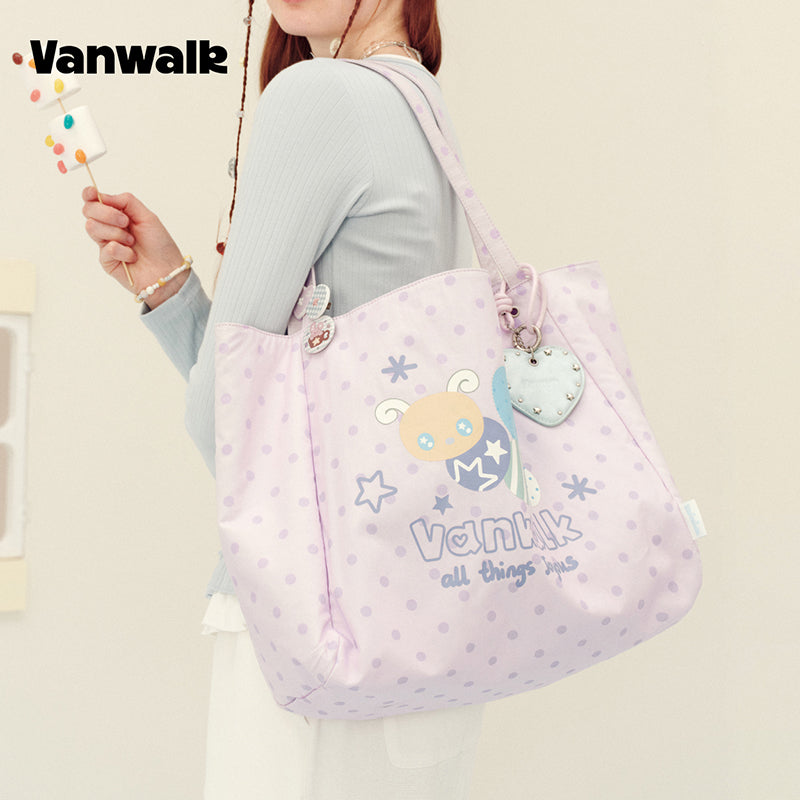 VANWALK Planner House Large Capacity Shoulder Tote Bag V3017