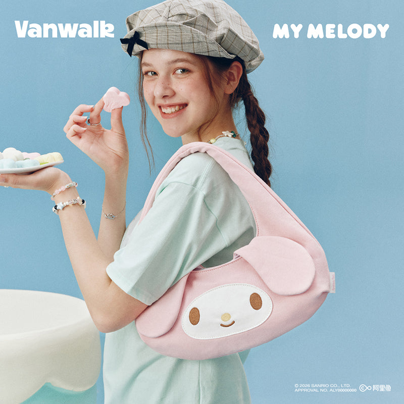 VANWALK Cute Design Sanrio Melody Pink Shoulder Bag V3059