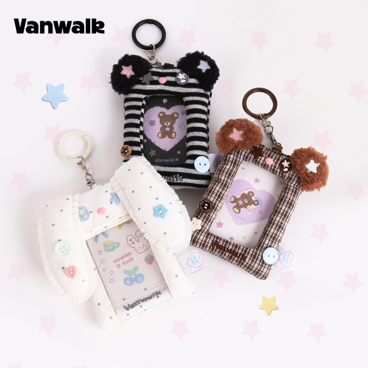VANWALK Gulugulu Series Cute Card Holder Bag Accessories Pendant Charm K674