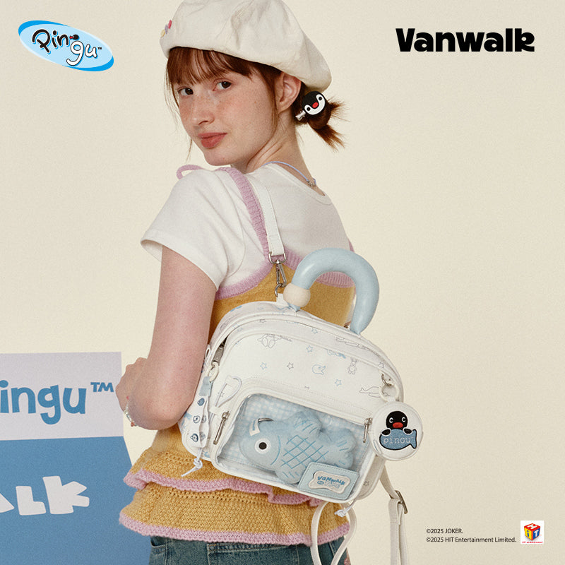 Vanwalk Cute Pain Bag Pingu Collaboration Series V2927