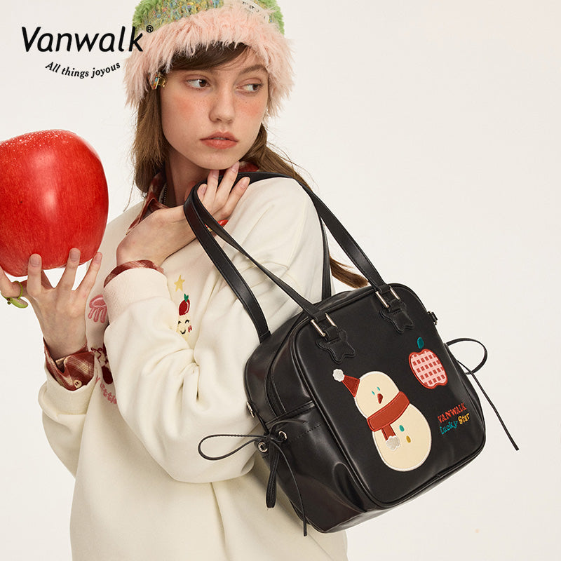 Vanwalk Multi-Pockets Christmas shoulder bagV2873
