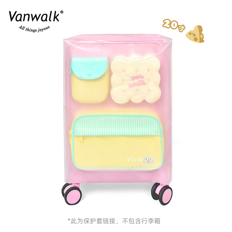 Vanwalk Clear Suitcase Protector Cover - 20 Inch Carry-On C1226