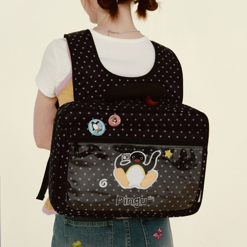 VANWALK Cute Pingu Collaboration Series Laptop bag/handbag v2940