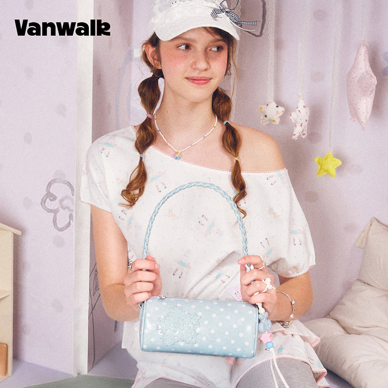 VANWALK COCOA PIE Series Original Design Shoulder Bag V3096