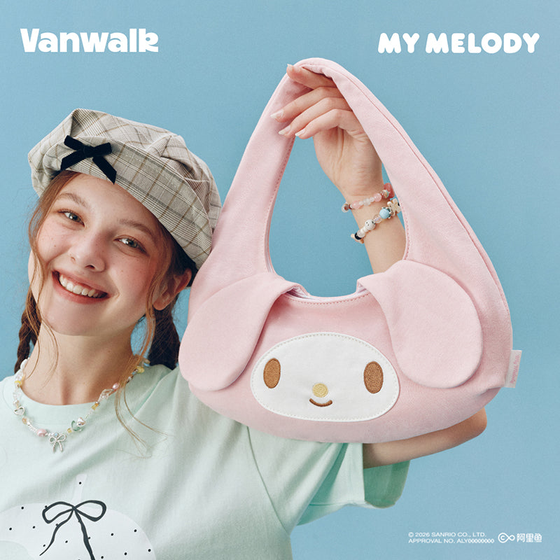 VANWALK Cute Design Sanrio Melody Pink Shoulder Bag V3059