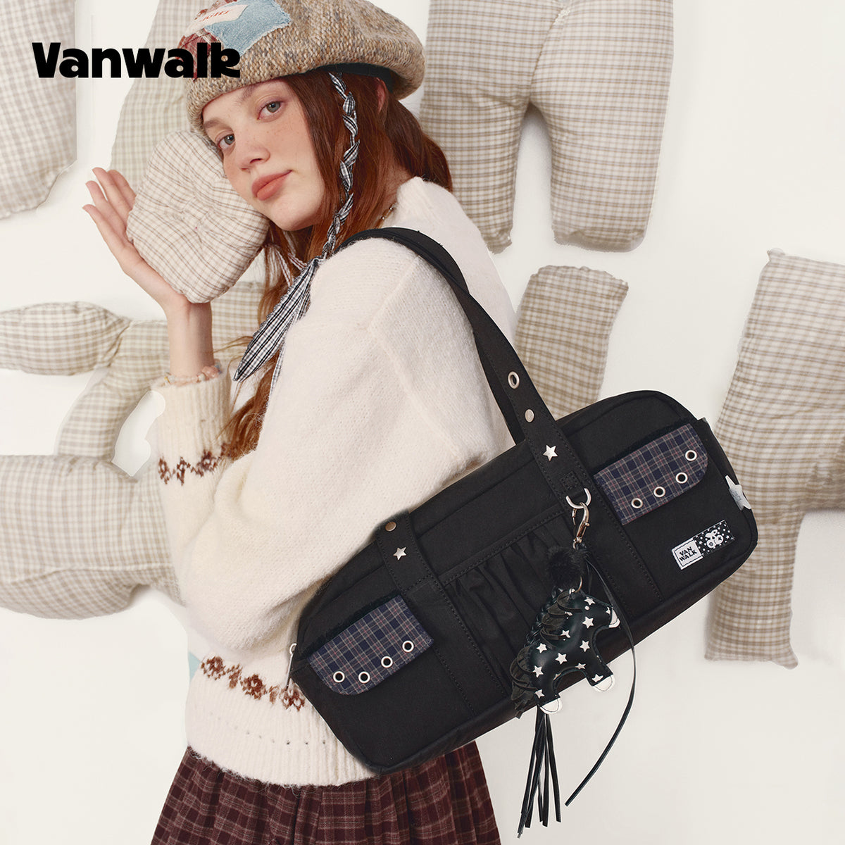 vanwalk January Lucky Pony Series Shoulder Bag v3011