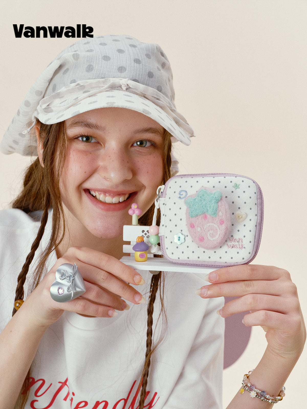 Vanwalk Gulugulu series Cute Coin purse Cosmetic Bag VS101