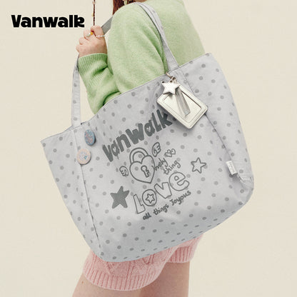 VANWALK Planner House Large Capacity Shoulder Tote Bag V3017
