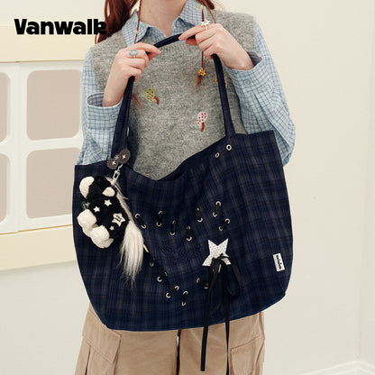 VANWALK Planner House Large Capacity Shoulder Tote Bag V3017