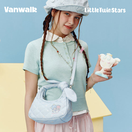 VANWALK Cute Design Sanrio Little Twin Stars Shoulder & Handbag V3076