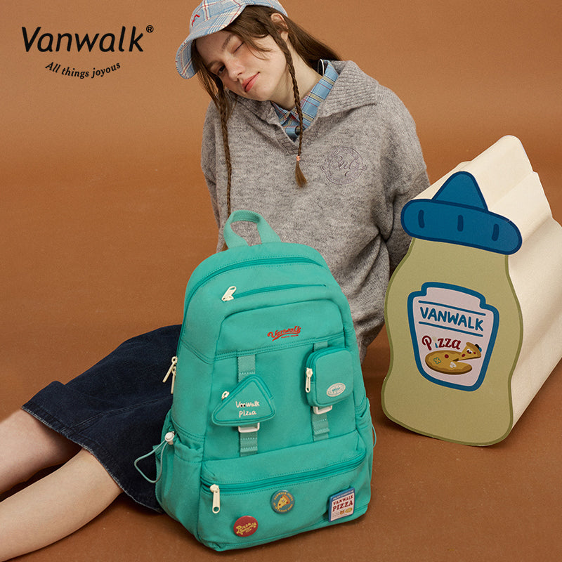 Vanwalk Lightweight Pizza Series Backpack V2855
