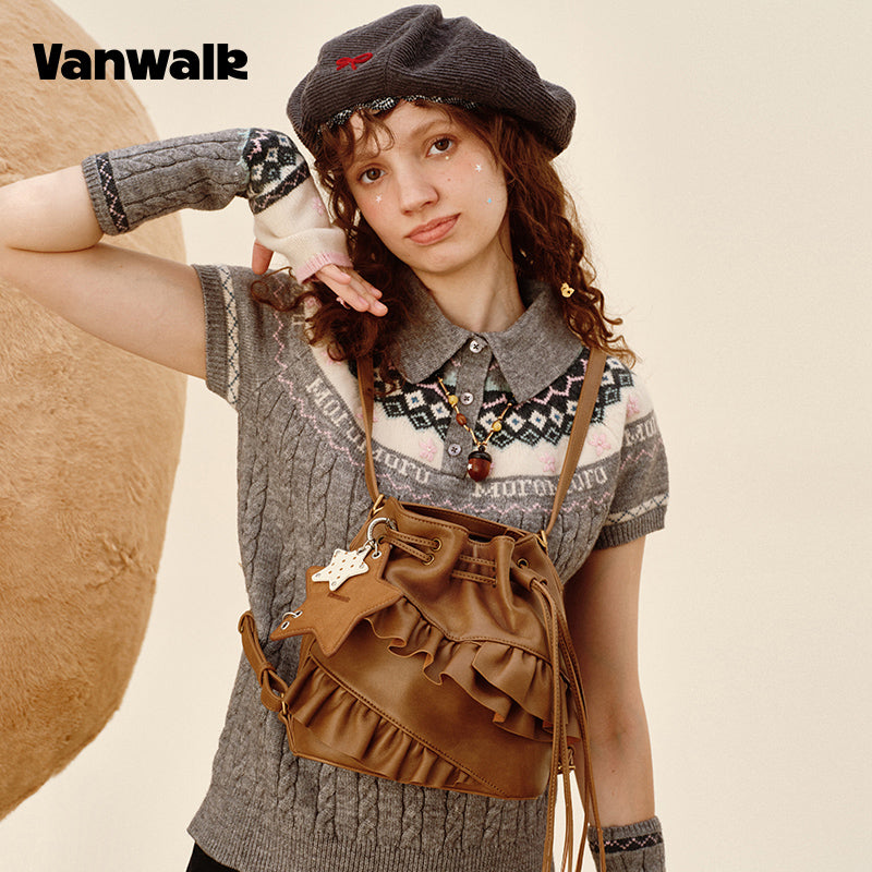 VANWALK  Pinecone Tribe Series Original Shoulder Bags V2988