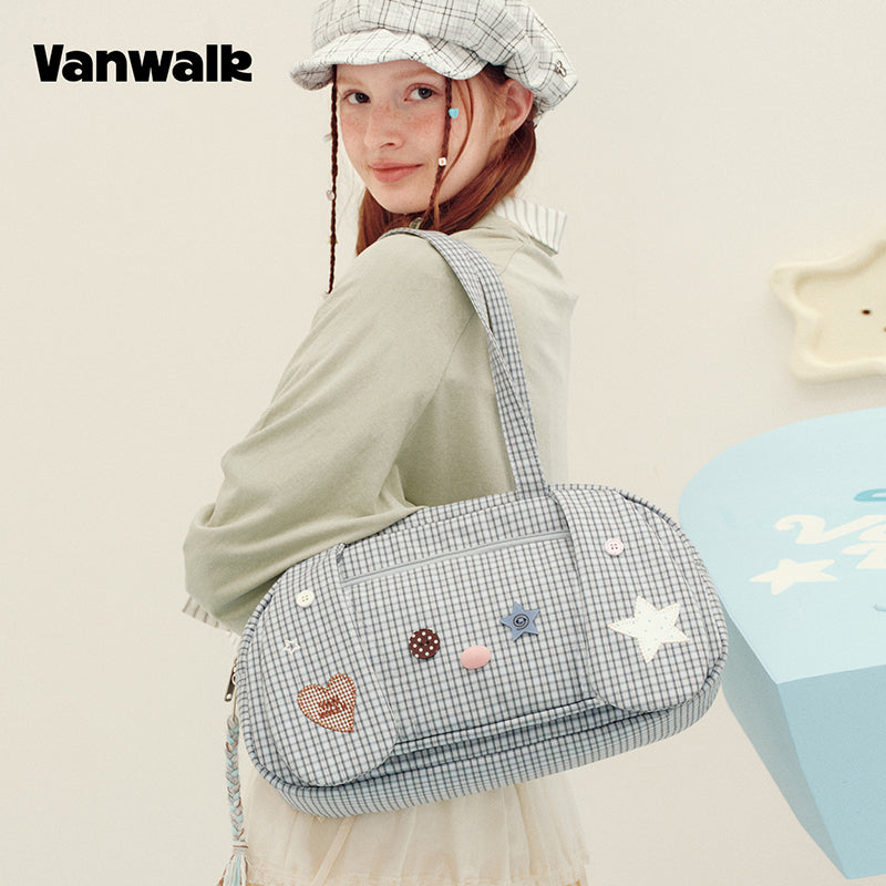 vanwalk Adorable Design Notebook House Series Shoulder Bag v3019