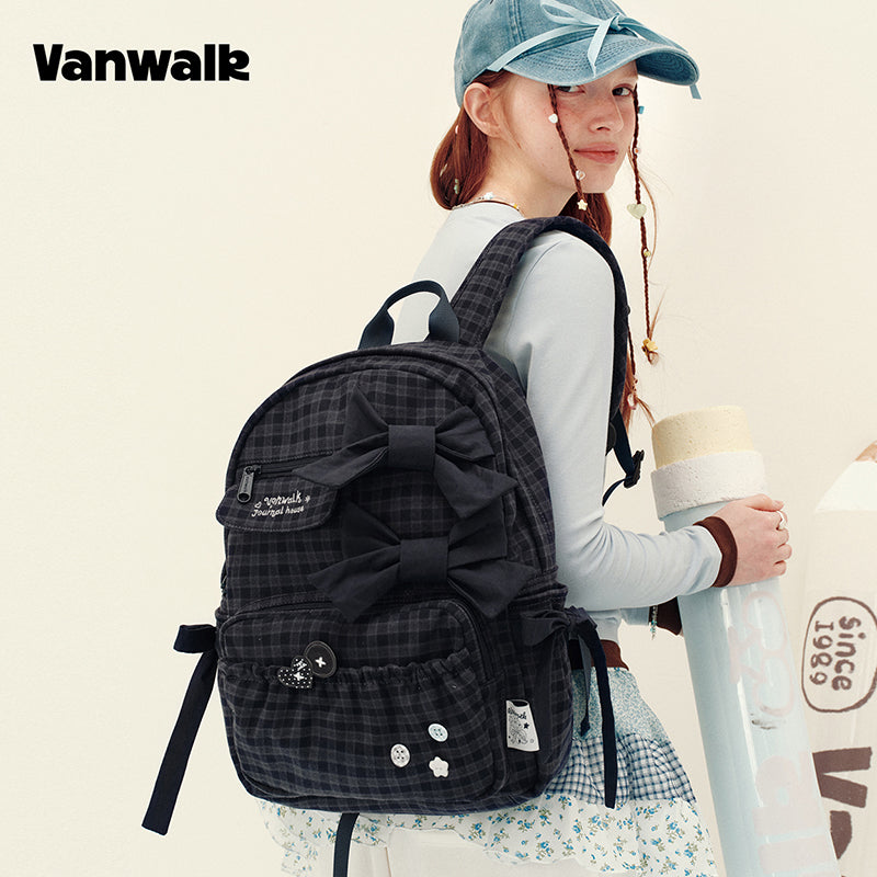 vanwalk Adorable Handmade Notebook House Series Backpack v3031
