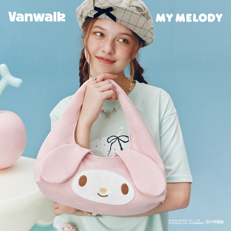 VANWALK Cute Design Sanrio Melody Pink Shoulder Bag V3059