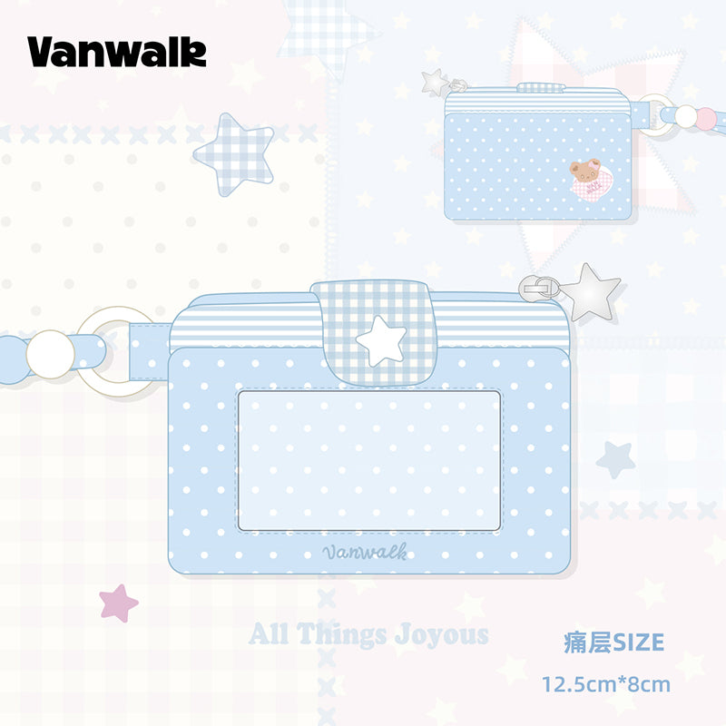 VANWALK Cocoapie Series Cute Bunny Lanyard Badge Card Holder VS125