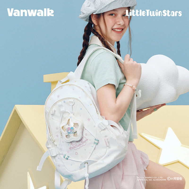 VANWALK Little Twin Stars Sanrio Collaboration Backpack V3074
