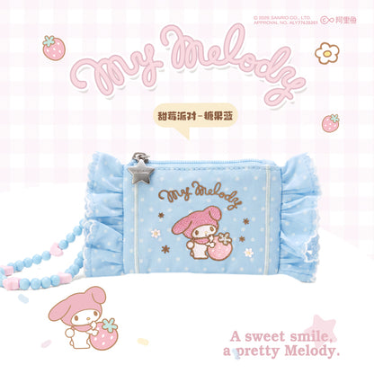VANWALK Sanrio Series My Melody Ruffle Zipper Pouch Coin Purse VS106