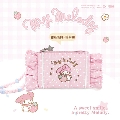 VANWALK Sanrio Series My Melody Ruffle Zipper Pouch Coin Purse VS106